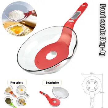 

Detachable Tray Kitchen Scale Food Weighing Scale Accurate 3KG-1G Detachable tray food cooking electronic scale A1