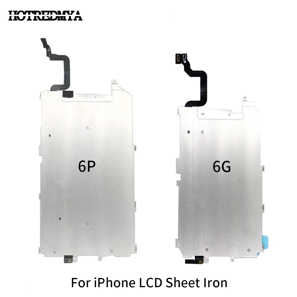

10pcs For iPhone 6 LCD Screen Iron Metal Frame For iPhone 6 Plus Display Flex Cable LCD Iron Sheet Plate Bracket Repair Parts