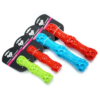 

Pet Dog Toys Rubber Squeaking Stick Floatable Springy Toys Pet Tossing and Chasing Toys for Dog Cat Interactive