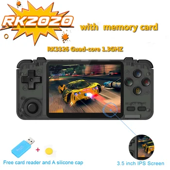 

RK2020 Retro Game Controller 3.5inch IPS Screen Portable Handheld Game Console PS1 N64 Games Video Game Player Gaming Machiner