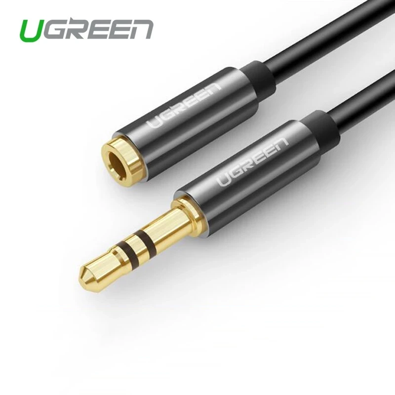 Ugreen разъем 3 5 мм гнездо Мужские наушники стерео аудио удлинитель кабель для
