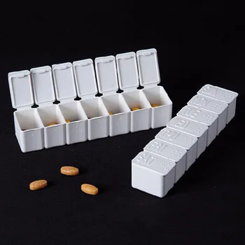 

1pc Pill Box 7 Days Weekly Tablet Pill Medicine Box Holder Storage Organizer Container Case