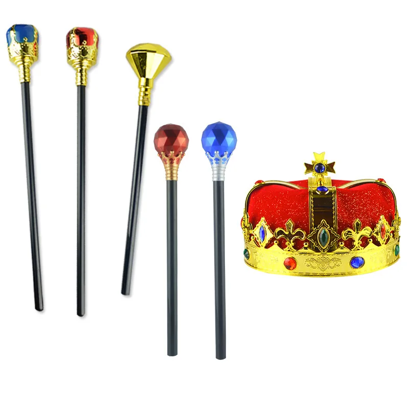 Хеллоуин COS King Truncheon queen Truncheon Фараон Truncheon драгоценный камень Truncheon пластиковый Алмазный Truncheon