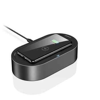 

Portable 2 In 1 Phone Wireless Fast Charger UV Sterilizer Disinfection Box for IOS Android Mobile Phone Apple Watch