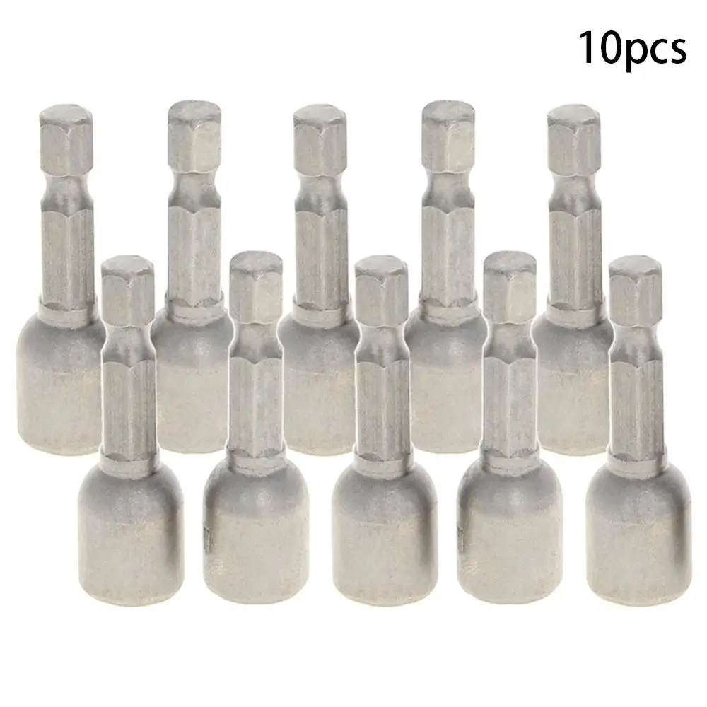 Utoolmart 2 ~ 10 шт 1/4 &quotМагнитная металлическая Шестигранная розетка 42 мм длина 8