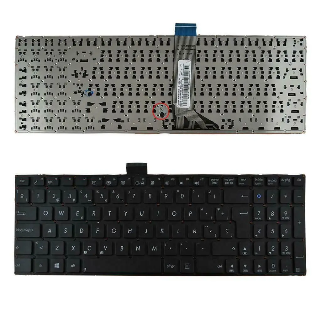 Испанская клавиатура для ноутбука ASUS X550C X502 K550 A550 Y581 X550V SP