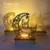 QIFU Eid Mubarak Decor Орнамент Light Eid Kareem Ramadan Decor for Home Ramadan Mubarak Eid Al Adha Islamic Muslim Party Decor