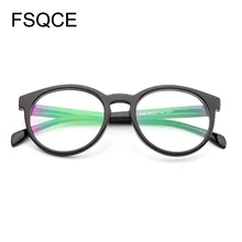 Очки мужские винтажные круглые прозрачные линзы, оправа женские ультралегкие прозрачные оптические оправы