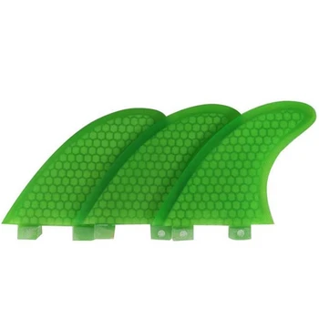 

G7 Surfing Fin Three-Piece Surfboard Accessories Honeycomb Rudder Suitable for FCS Surfboard Base