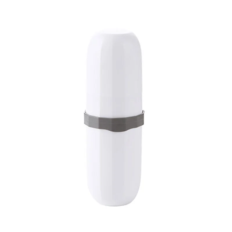 

Travel Toothbrush Cup Antibacterial Wash Portable Storage Box Trips Handy Bathroom Toothpaste Holder Organizer Four Divider Camp