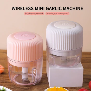 

Electric Mini Garlic Pounding Device Household Garlic Cutter Large Capacity Meat Grinder Spice Garlic Chopper Food Processor