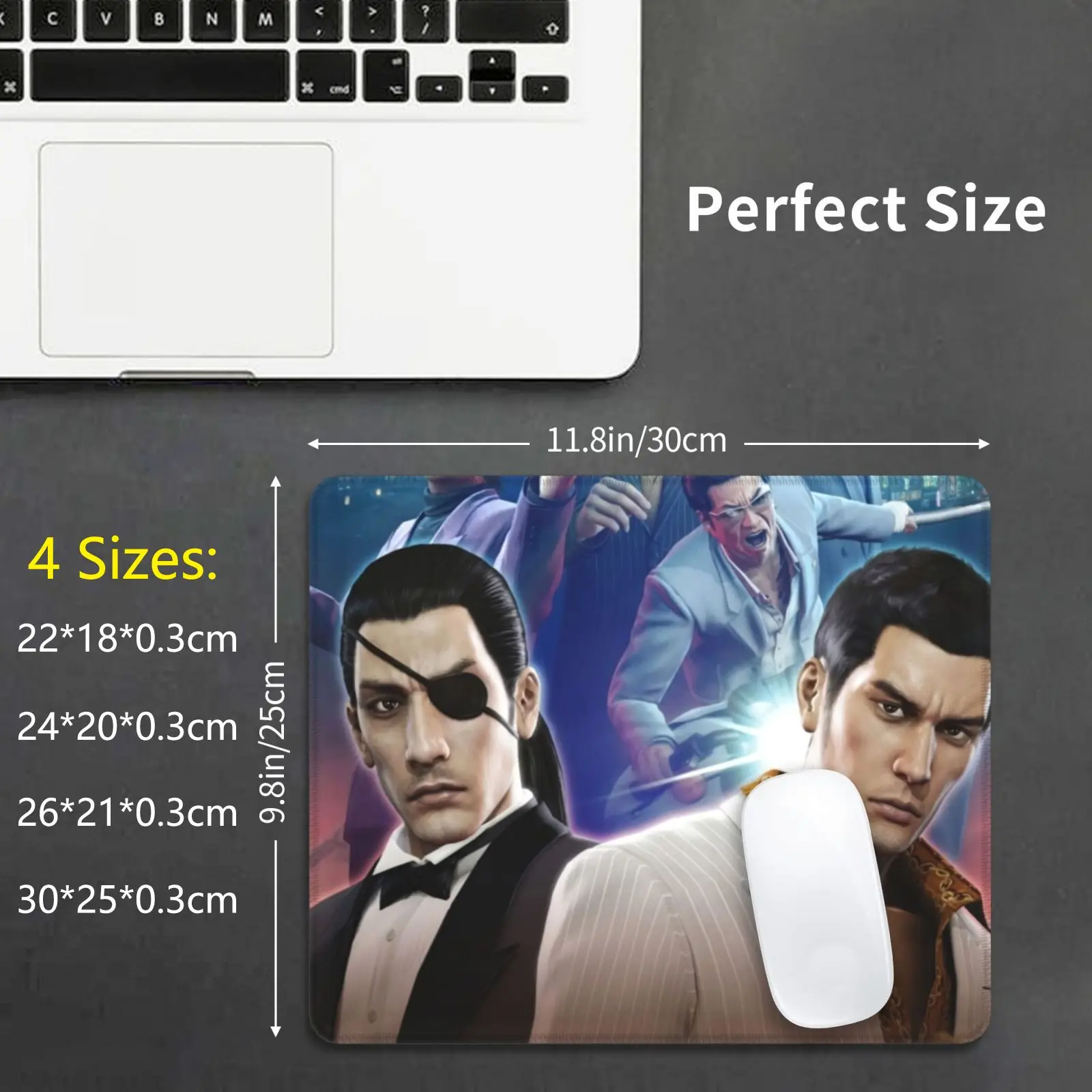 Yakuza 0 Poster Mouse Pad Stampa Fai Da Te Yakuza Yakuza 0 Yakuza Kiwami Goro Majima Kazuma Kiryu Akira