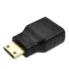 Mini adaptador HDMI compatible con HDMI, adaptador de extensión 3D chapado en oro 1,4, convertidor de 1080P para HDTV, tableta y cámara ► Foto 2/6
