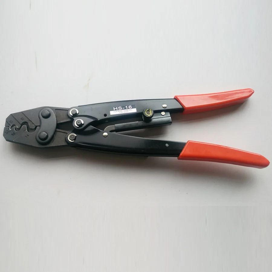 

HS-16 Bare Terminals Press Plier Cold Pressing Terminal Crimping Pliers Hand Tools Manufacturers Direct Selling