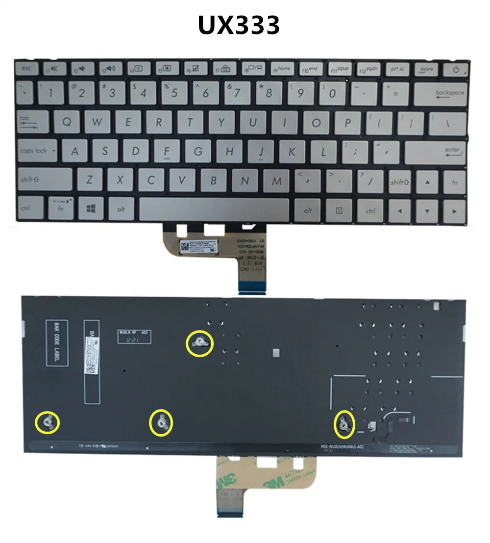 Neue Original Laptop/notebook Tastatur für Asus zenbook 13 UX333 UX333F  UX333FN UF3300F UX334 UX334U UX334UA UX334A U334U - AliExpress