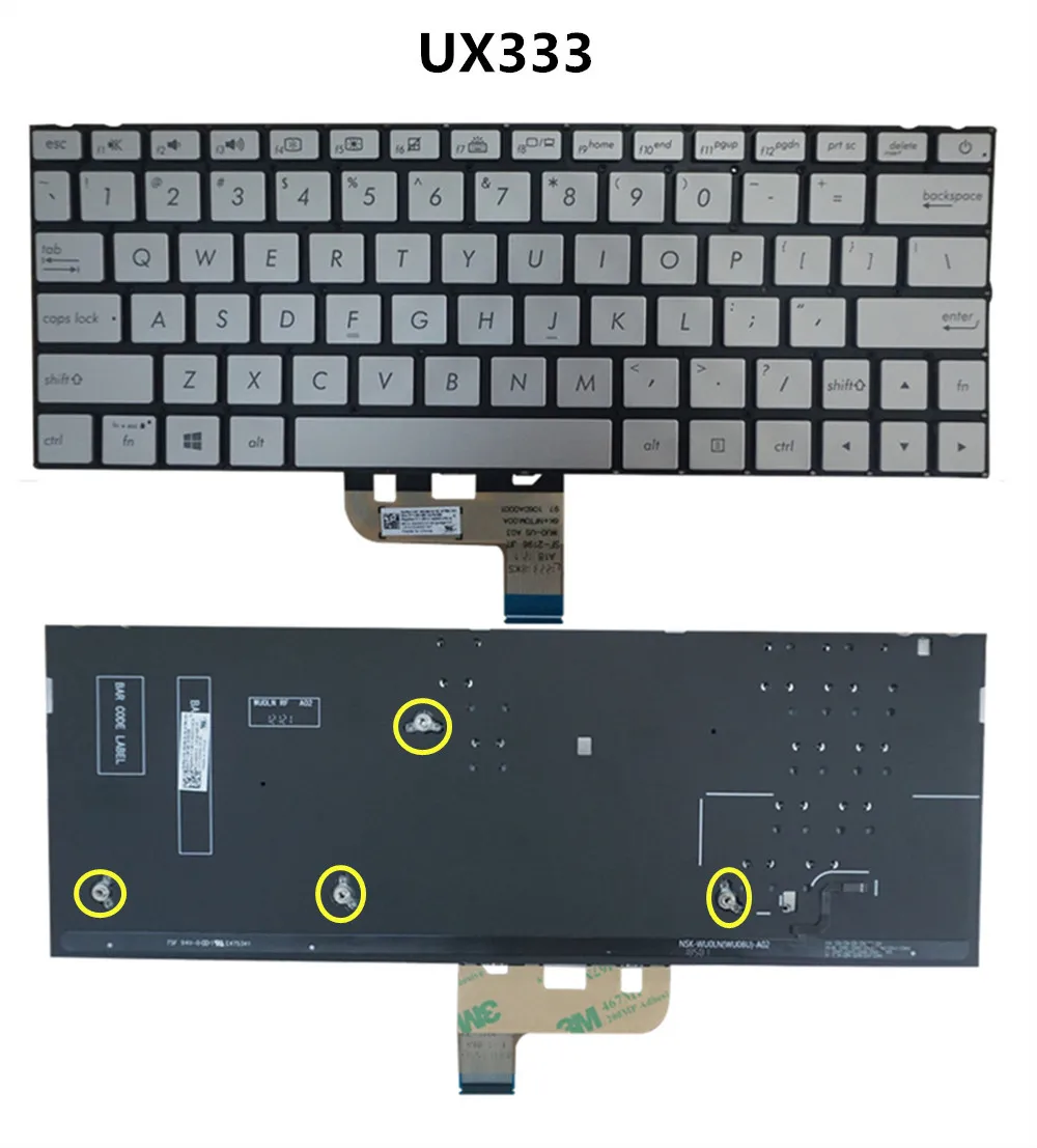 New Original Laptop/notebook Keyboard For Asus Zenbook 13 Ux333 Ux333f
