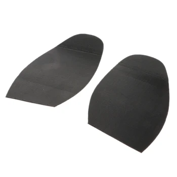 

Black Womens Rubber Protective Half Soles Anti Slip Shoe Repair Thick 1mm