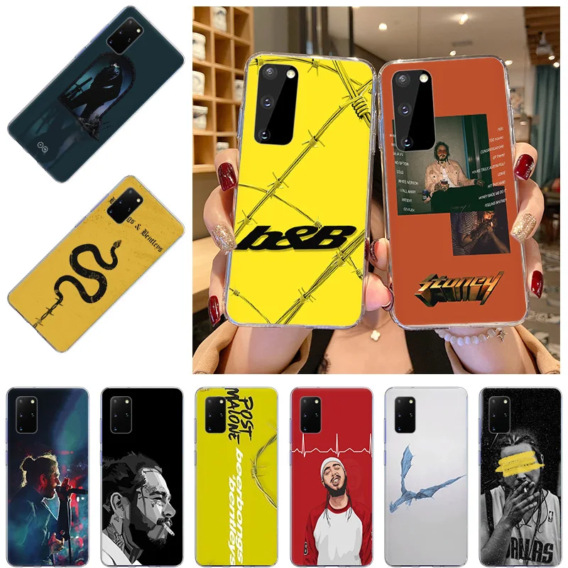 Чехол для телефона Post Malone Beerbongs Samsung Galaxy S21 5G Ultra S20 FE S10 S10E S8 S9 Plus S7 силиконовый