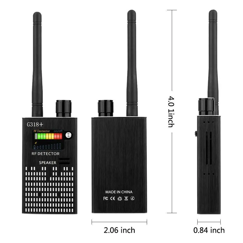 Анти-шпион беспроводной RF детектор сигнала Ошибка gps камера искатель для скрытого GSM подслушивающее устройство радар радио сканер