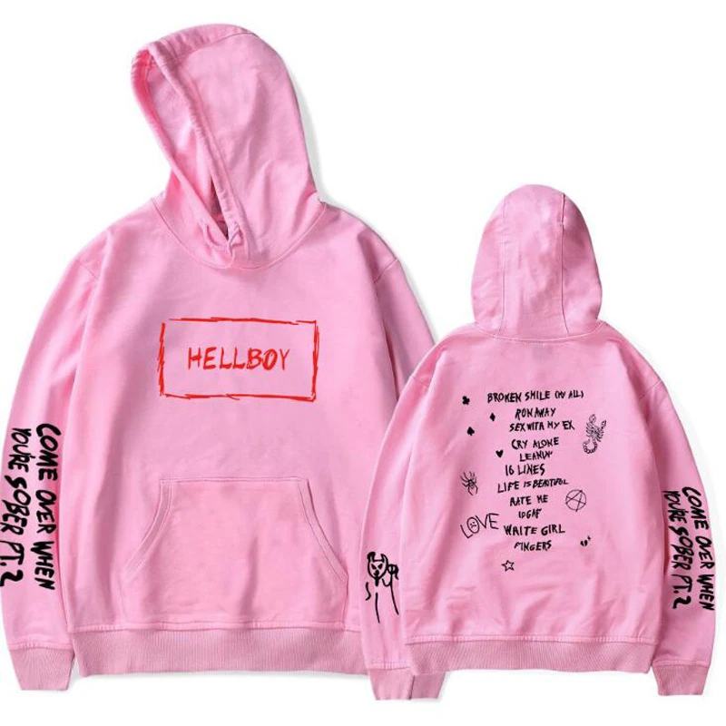 Толстовки Rip Lil Peep Hell Boy Lil. Мужские толстовки и свитшоты флисовая куртка с
