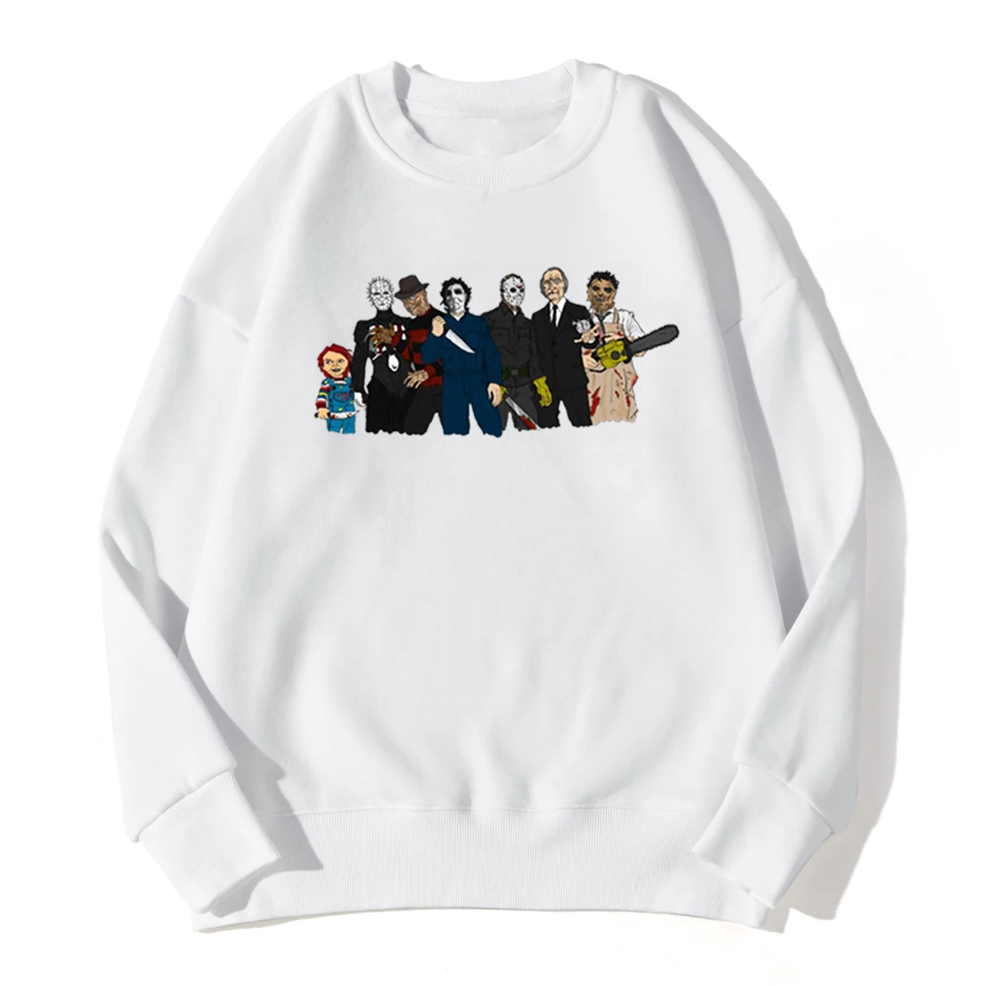 

It Is Firday 13th Jason Voorhees Print Sweatshirts Hoodies Women's Loose Casual Winter Fleece Warm Pullover Hiphop Streetwear