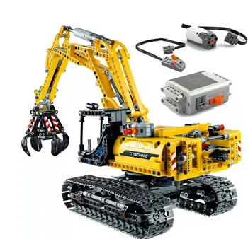 

720pcs creator Compatible with Technic Excavator Model Building Blocks Brick PF Motors Set City Kids Toys for children Gifts