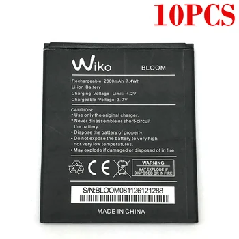 

100% Original 10PCS New Battery For Wiko Bloom 2000mAh 7.4Wh 3.7V Li-ion Bateria Replacement Phone Batteries High Quality