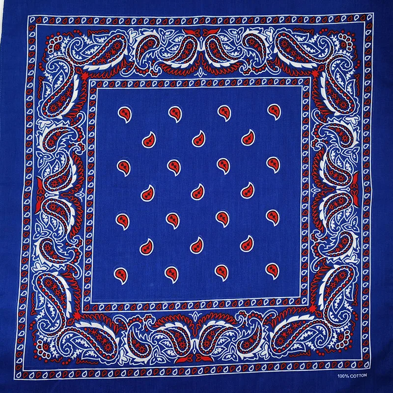 mens dress scarf New Design Fashion Hip Hop Cotton Bandana Square Cashew Scarf Headband Tie Dye Black Red Paisley Gifts For Women/Men/Boys/Girls mens navy scarf