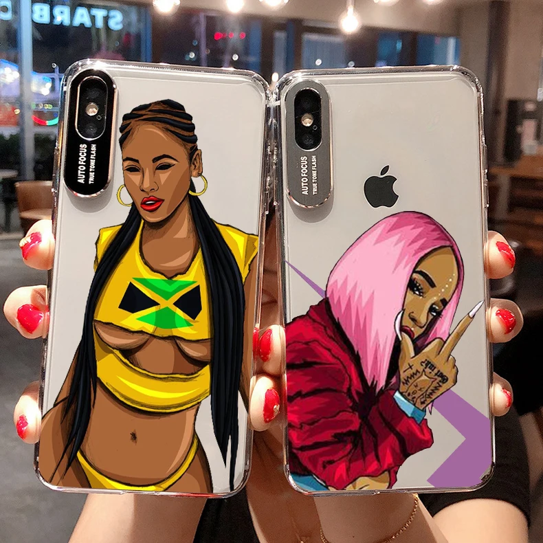 Модный Прозрачный Мягкий ТПУ силиконовый чехол для iphone 8 7 6 6s plus 5 x xs xr xmax 11 11pro 11max