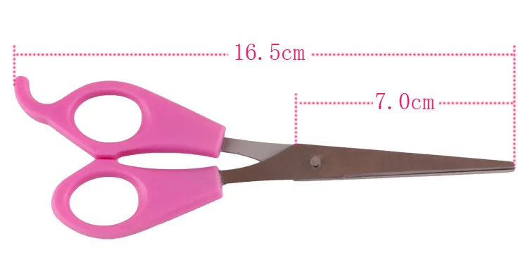 Manufacturers Direct Selling Bang Trimmer Single Flat Scissors Bang Shear DIY Hair Tools Pink