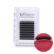 Высокое качество y-образные ресницы для наращивания натуральный мягкий веер Магнитная ресница Косметика Красота Макияж