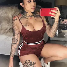 Женский спортивный костюм, модные Бархатные Топы, короткие штаны, Раздельный комплект из 2 предметов, повседневный наряд# C