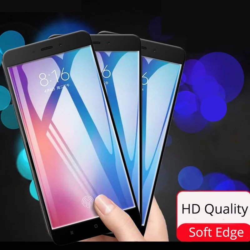 

Full Screen Protector Tempered Glass Film For Redmi 4 4A 4X 4 Pro 5A 6A 5 Plus 6 Pro Protective Screen Film For Mi A2 lite