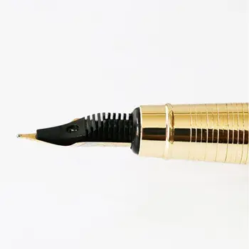 

Luxury Men Fountain Pen Marble Business Student 0.5mm Fine Nib Calligraphy School Office Supplies Writing Tool 19QA