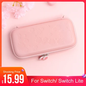 

2020 NEW Sakura portable Storage Bag Travel Carrying Case Cover for Nintendo Switch/Switch lite game Accessories