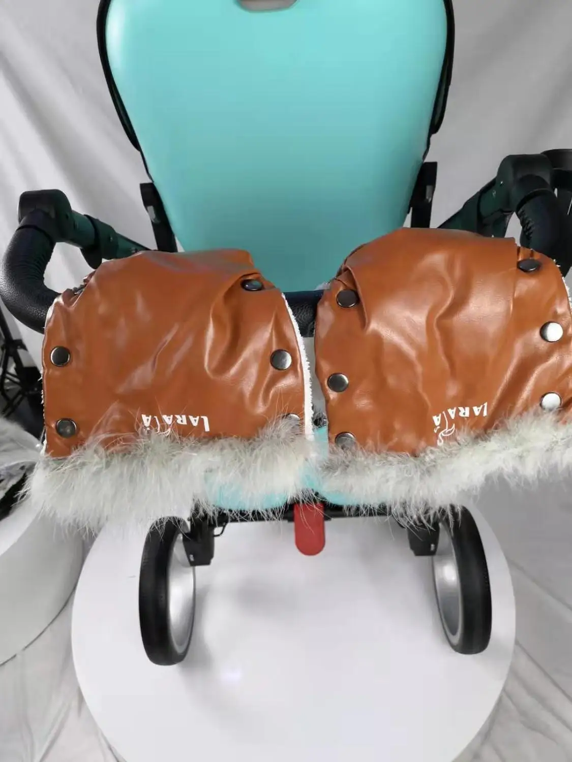 Stokke коляска кожа Мех Муфта ручной маффюпер теплые перчатки рукавицы водонепроницаемые ветрозащитные для русской мамы
