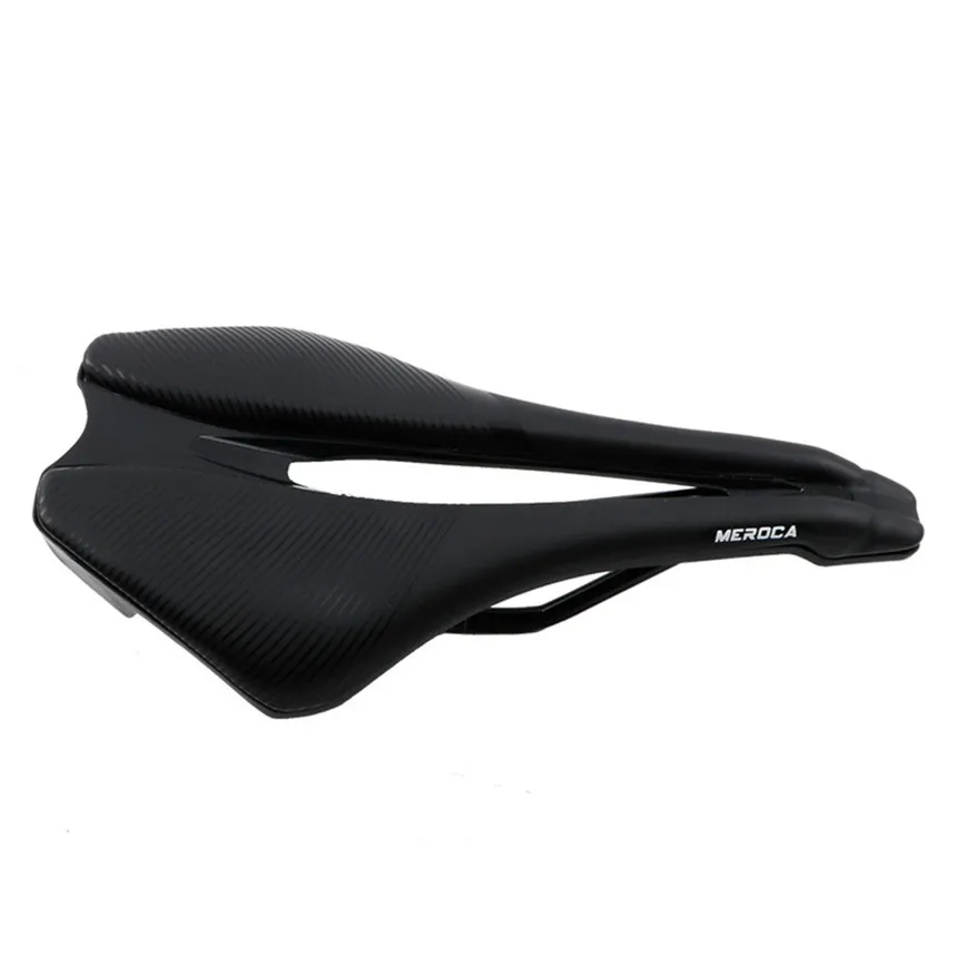 Black Road Bicycle Cushion Comfortable MTB Mountain Bike Hollow Big Butt Seat Short Nose Cushion Saddle