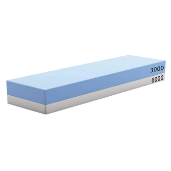 

Sharp Double Sided Whetstone Knife Sharpening Stone 2 Side Grit 3000/6000 Waterstone