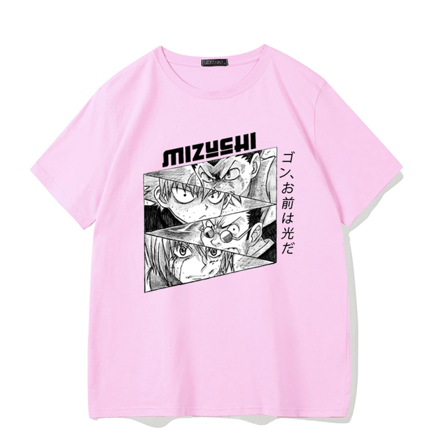 Man Series Cute Cartoon Print Women's T-shirt My Full-time Hunter Fun Clothing Harajuku Japan Casual Top Tee футболки