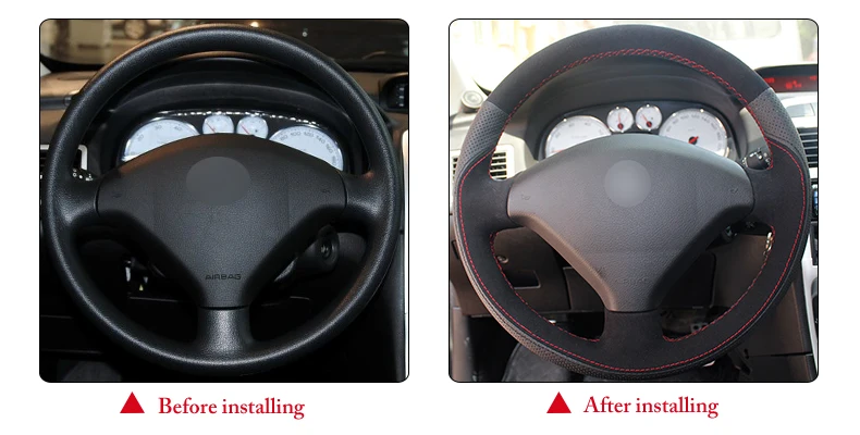 for Peugeot 307 steering wheel cover