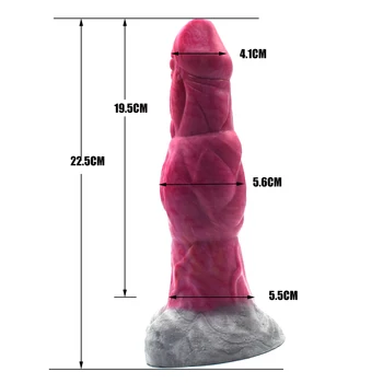 GEEBA Big Monster Wireless Vibrator Adult Toys For Couples USB Rechargeable Dildo G Spot Stimulator Vibrators Sex Toy For Woman 6