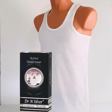 Dr N Серебряная мужская майка