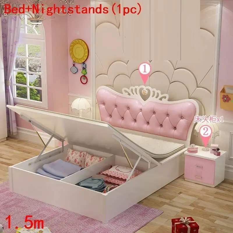 MODEL P Mebles Chambre Lit Enfant Bois Cocuk Yataklari детская мебель для спальни Muebles De Dormitorio Cama Infantil деревянная детская кровать - Цвет: MODEL P