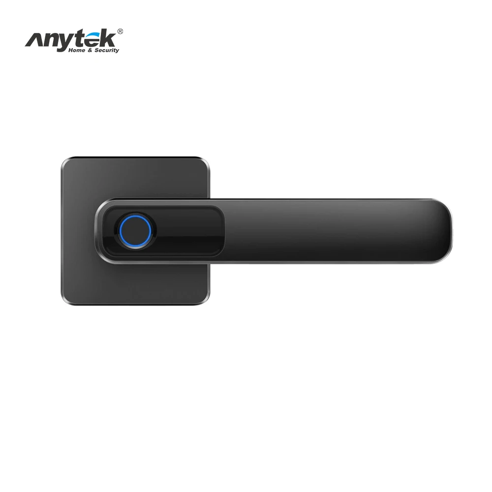 Anytek отпечаток пальца дверной замок Электронная интеллектуальная Биометрическая технология Bluetooth с поддержкой отпечатков пальцев Умный Замок с приложением
