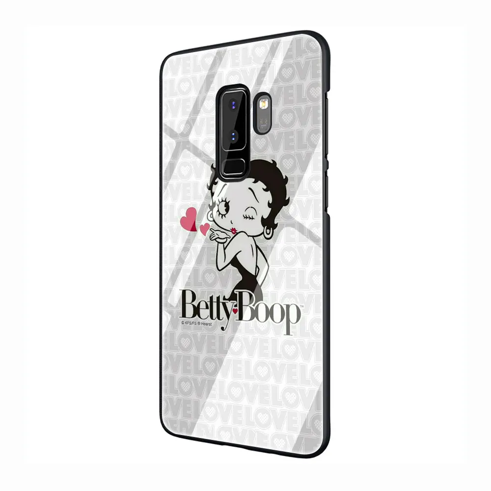 EWAU Betty Boop чехол из закаленного стекла для телефона для samsung S7 край S8 S9 S10 Note 8, 9, 10, плюс A10 20 30 40 50 60 70 - Цвет: G11