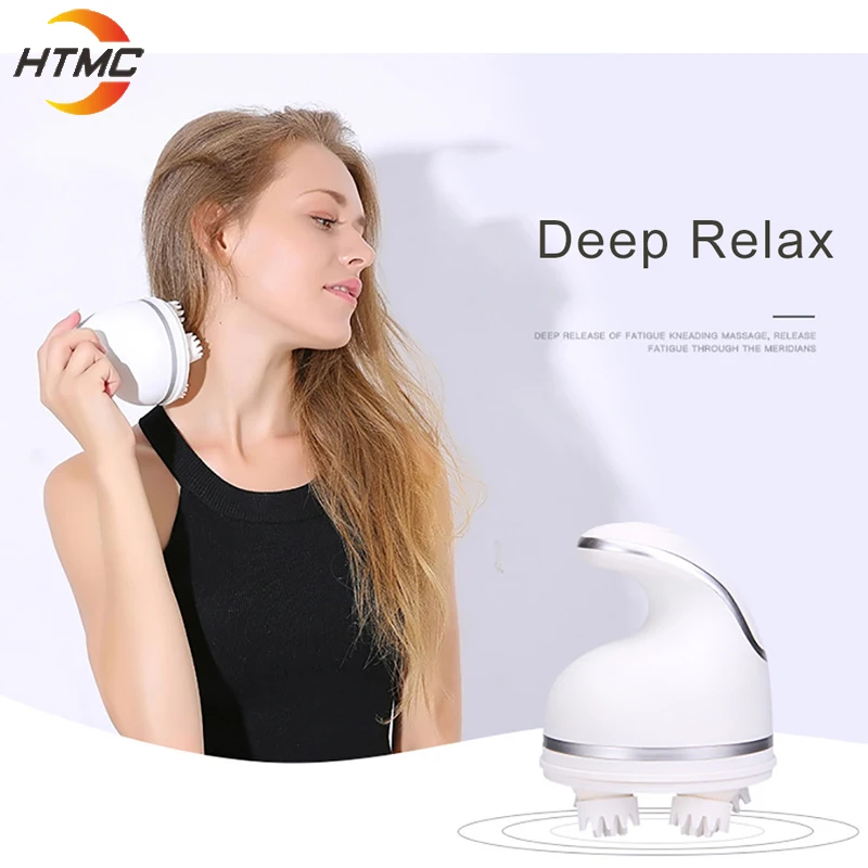 

Head massager multi-function cervical vertebra usb electric pet cat paw 3D scalp massage instrument can be full body Charging
