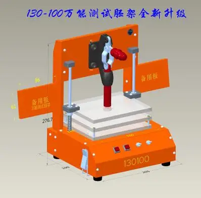 Заказной 130X100X42 процесс PCB тест ing Jig PCBA испытательный прибор инструмент бакелитовый крепеж испытательная стойка