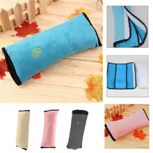 Автомобильный удерживающий ремень, плечевые защитные накладки, мягкая подушка для сна для ребенка, серый цвет