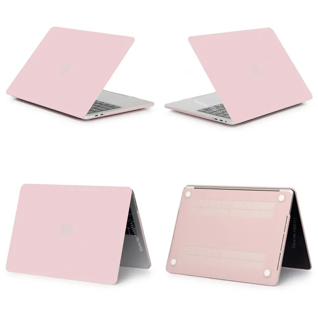 Matte New Pink Тонкий чехол для ноутбука MacBook Air Pro retina, 11, 12, 13 лет, A1466 15 16 дюймов Сенсорная панель Pro 13,3 A2159 15,4 A1707 Air13 ID A1932 - Цвет: Matte New Pink
