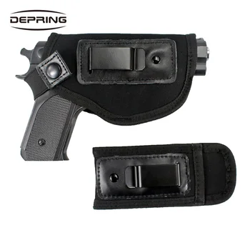 

Universal IWB Handgun Holster for Concealed Carry with Magazine Pouch Inside The Waistband Pistol Holster Fits All Handguns